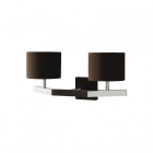 Pirouette Wall Lamp 2 - Aluminum/Wenge