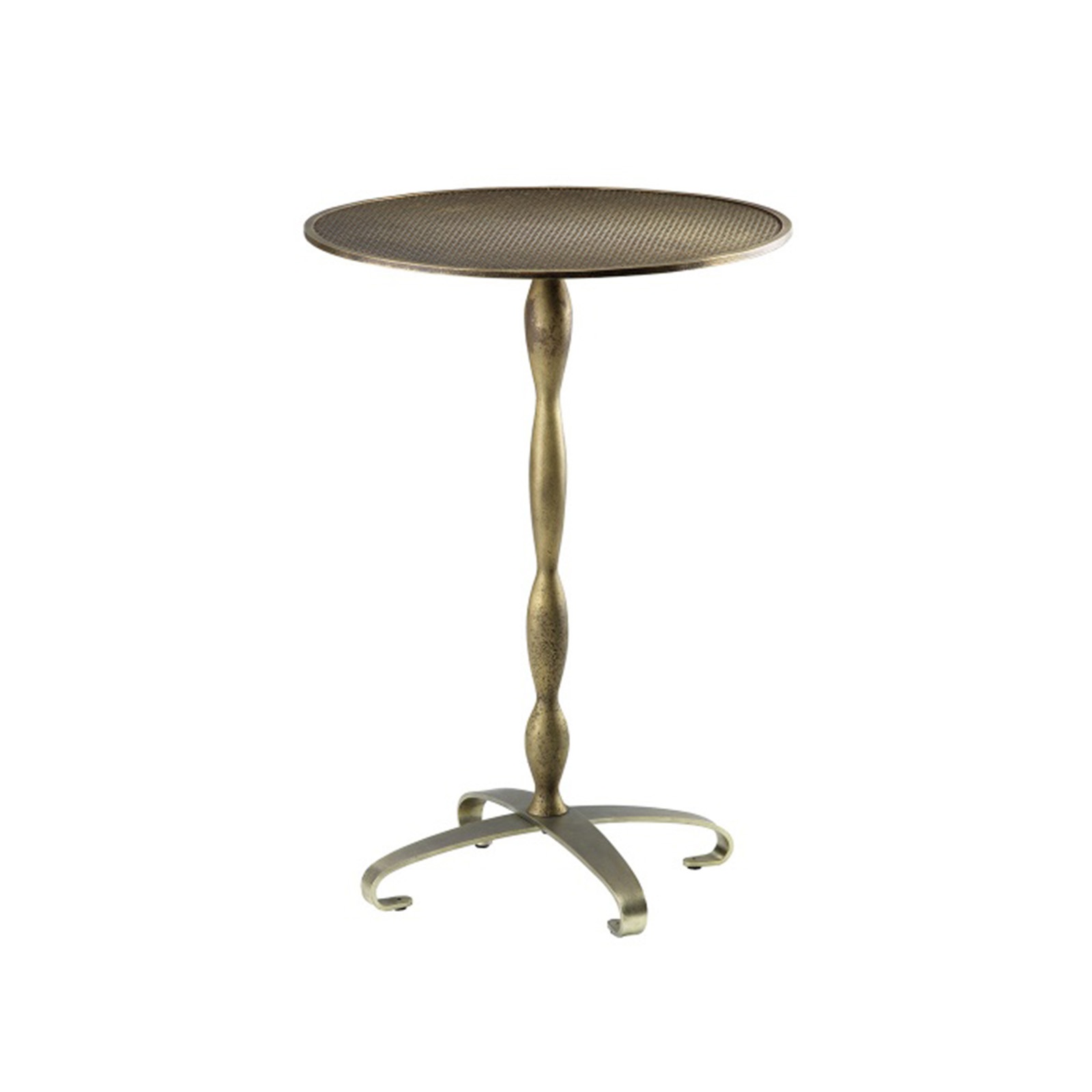 NANCY TABLE METAL TOP 50 TALL (Brass)