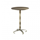 NANCY TABLE METAL TOP 50 TALL (Brass)