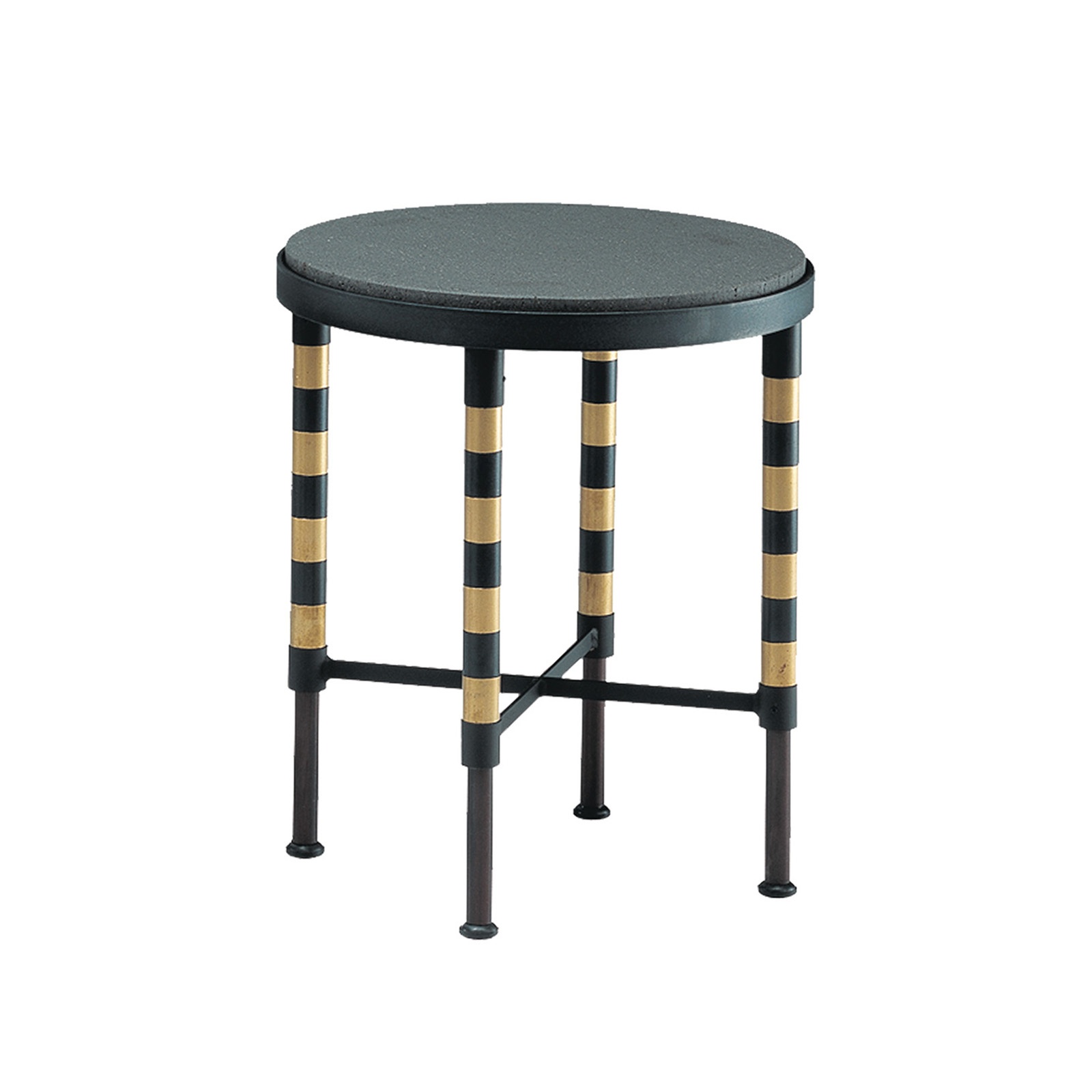 PII TABLE ROUND 43 LOW (Brass/Iron)