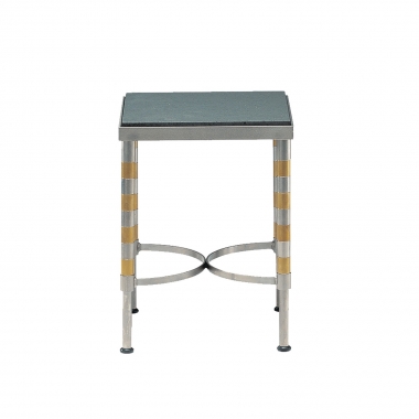 PII TABLE SQUARE 38 LOW (Brass/NIckel)