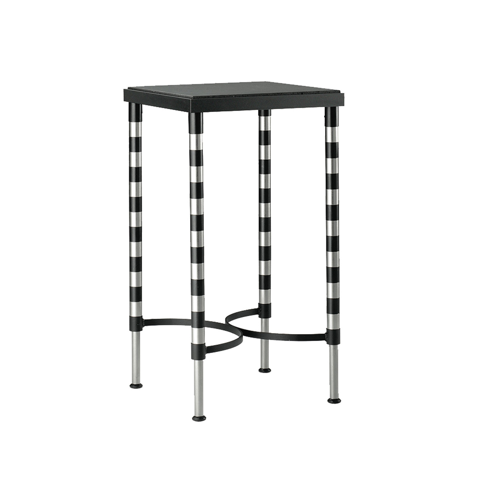 PII TABLE SQUARE 38 TALL (Nickel/Iron)