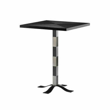 SIENA BAR TABLE 80 - Nickel/Iron